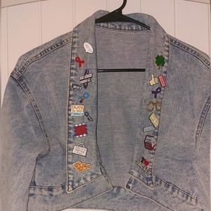 Cropped Jean jacket